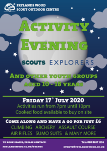 Activity Evening - Older Sections
