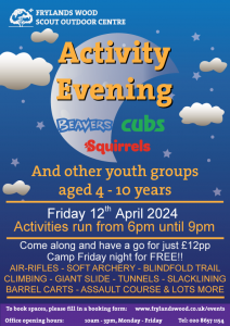 Activity Evening - 4 to 10 year olds