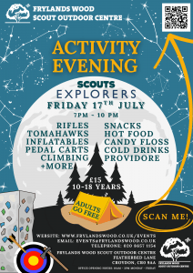 Activity Evening - 10 to 18 year olds